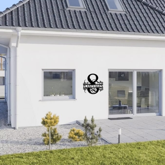 Monogrammi Isolla numerolla ja nimellä