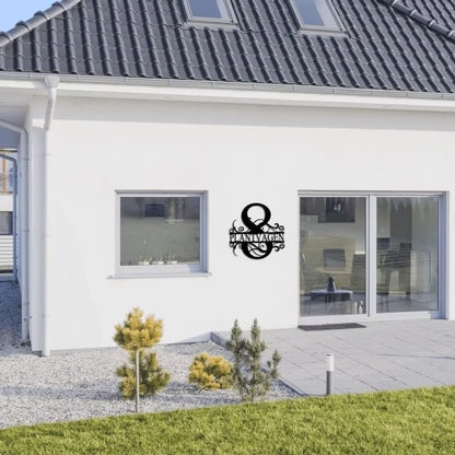 Monogrammi Isolla numerolla ja nimellä